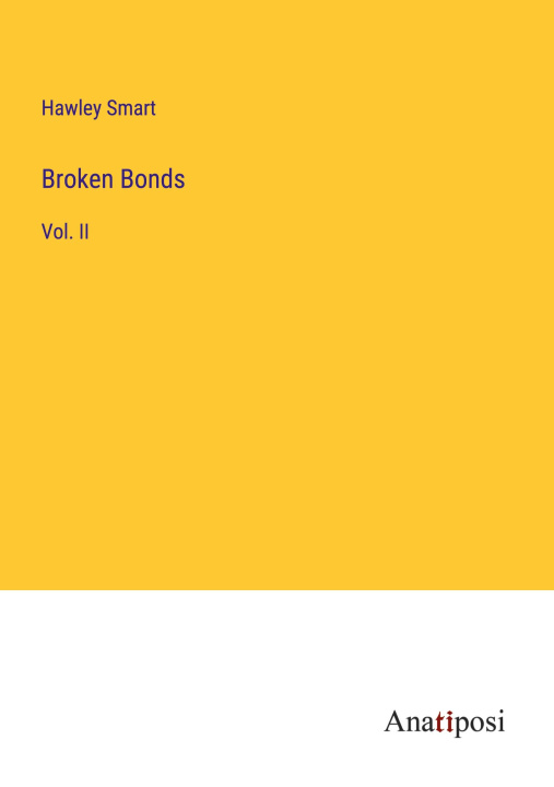 Book Broken Bonds Hawley Smart