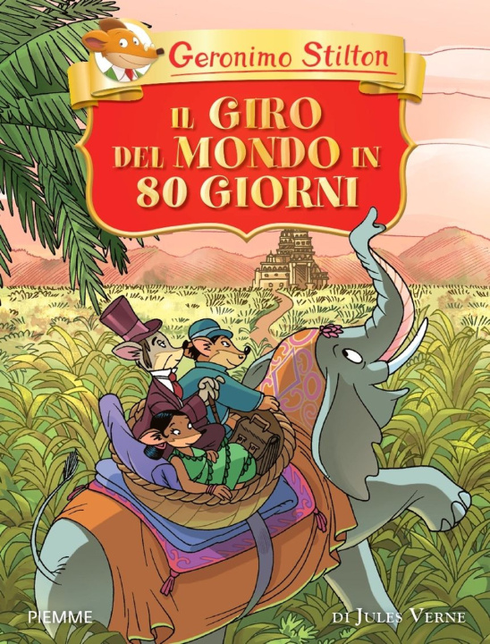 Kniha giro del mondo in 80 giorni di Jules Verne Geronimo Stilton