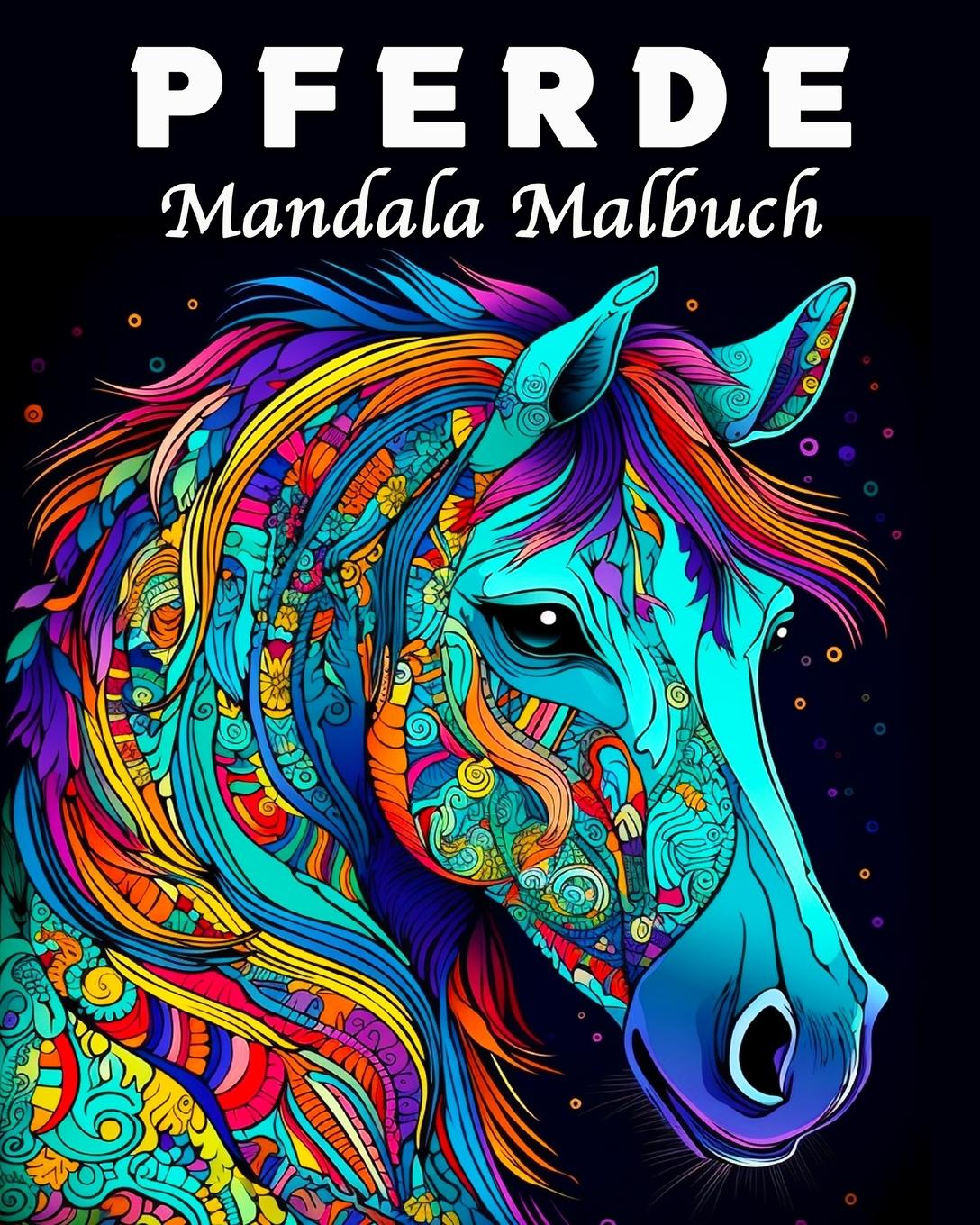 Carte Pferde Mandala Malbuch 