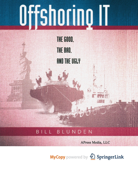 Knjiga Offshoring IT Blunden Bill Blunden