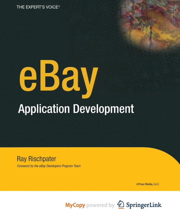 Knjiga eBay Application Development Rischpater Ray Rischpater