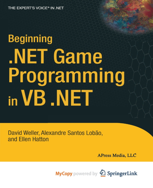 Knjiga Beginning .NET Game Programming in VB .NET Weller David Weller