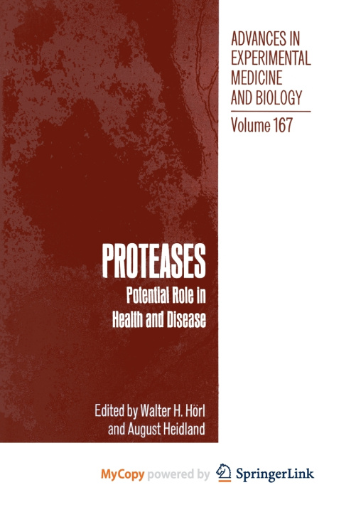 Knjiga PROTEASES Walter H. Horl