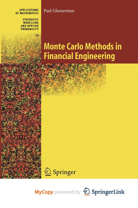 Libro Monte Carlo Methods in Financial Engineering Glasserman Paul Glasserman