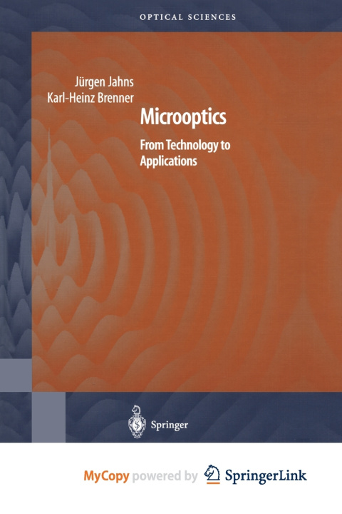 Knjiga Microoptics Karl-Heinz Brenner