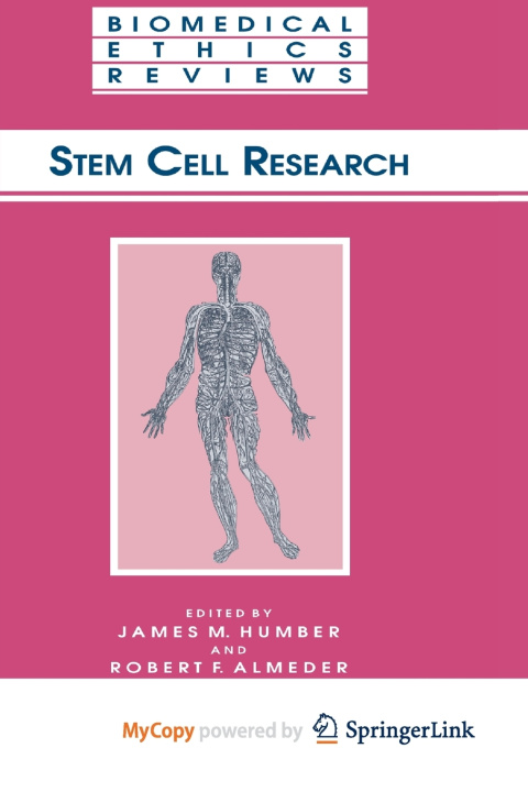 Knjiga Stem Cell Research James M. Humber