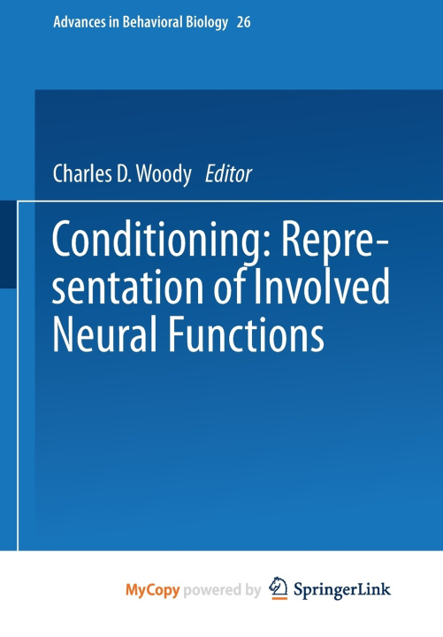 Knjiga Conditioning Charles Woody