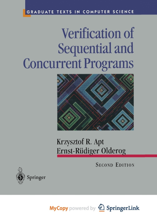 Knjiga Verification of Sequential and Concurrent Programs Apt Krzysztof R. Apt