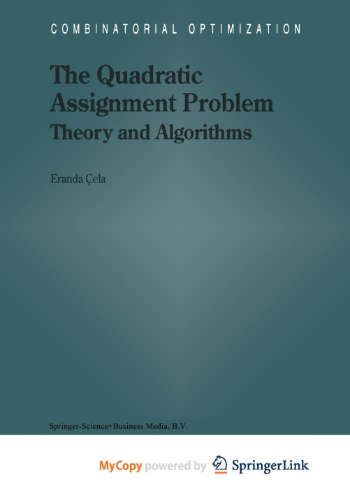 Knjiga Quadratic Assignment Problem Cela E. Cela