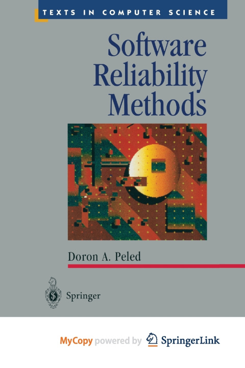 Knjiga Software Reliability Methods Peled Doron A. Peled