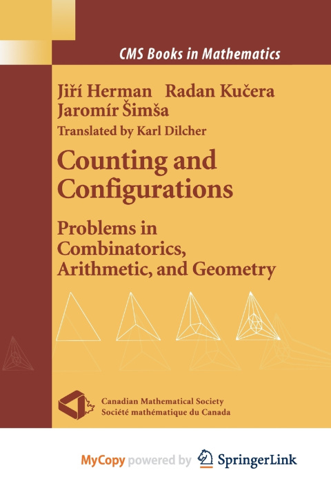 Knjiga Counting and Configurations Herman Jiri Herman