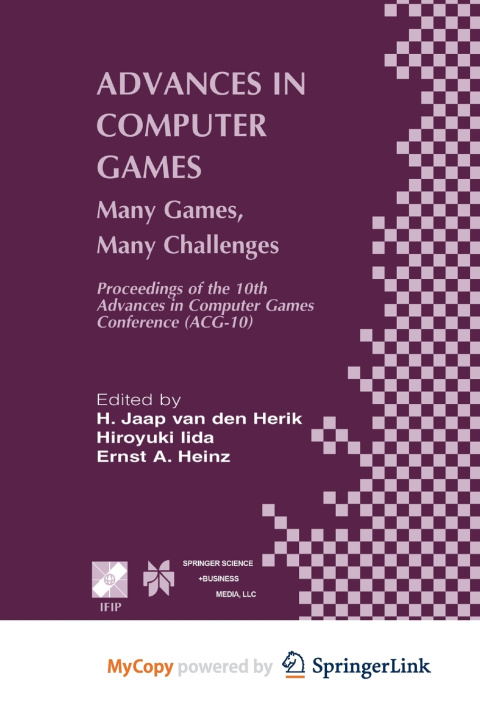 Βιβλίο Advances in Computer Games H. Jaap van den Herik