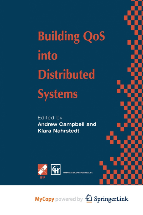 Buch Building QoS into Distributed Systems Andrew T. Campbell