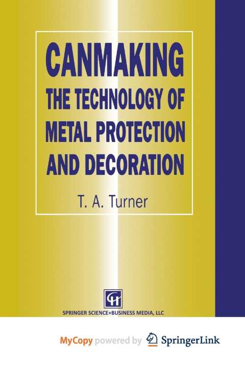 Knjiga Canmaking Turner Terry A. Turner