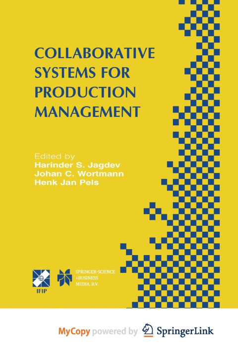 Kniha Collaborative Systems for Production Management Harinder Singh Jagdev