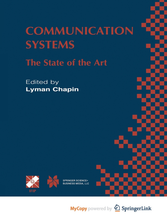 Knjiga Communication Systems Lyman Chapin