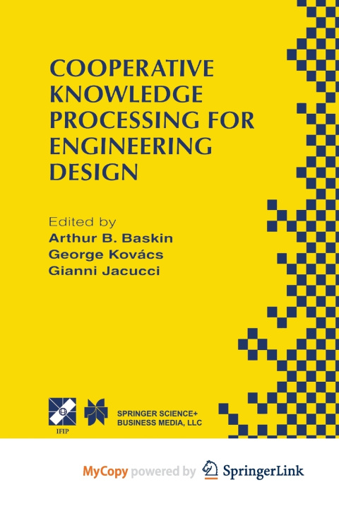 Knjiga Cooperative Knowledge Processing for Engineering Design Arthur B. Baskin