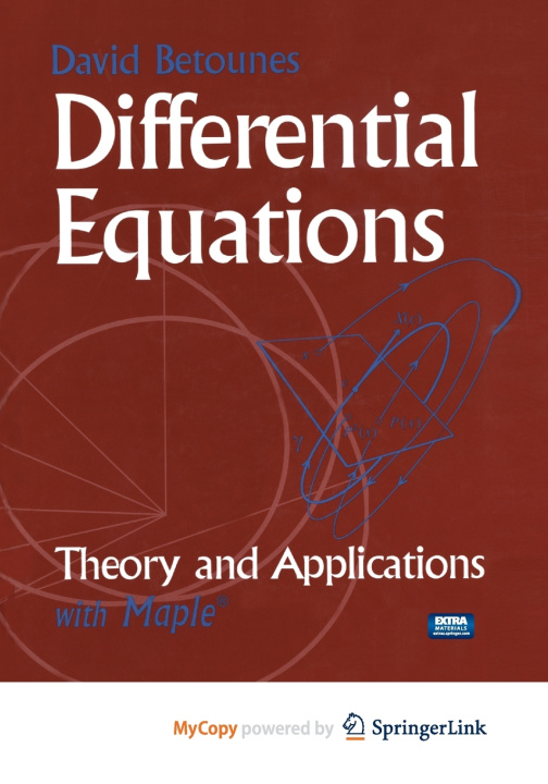 Knjiga Differential Equations Betounes David Betounes