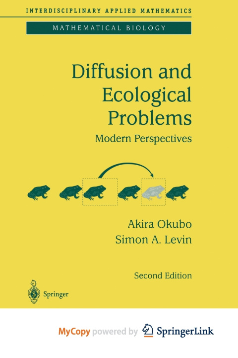Knjiga Diffusion and Ecological Problems Okubo Akira Okubo