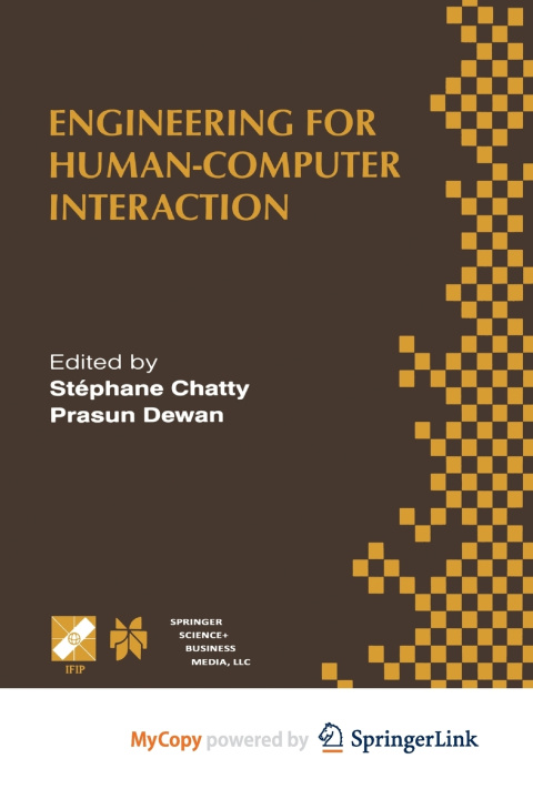 Knjiga Engineering for Human-Computer Interaction Stéphane Chatty