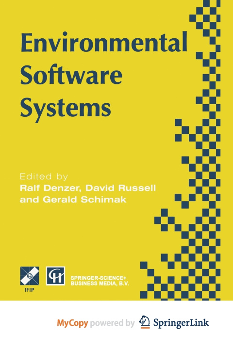 Book Environmental Software Systems Ralf Denzer