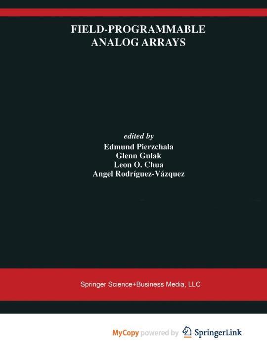Knjiga Field-Programmable Analog Arrays Edmund Pierzchala