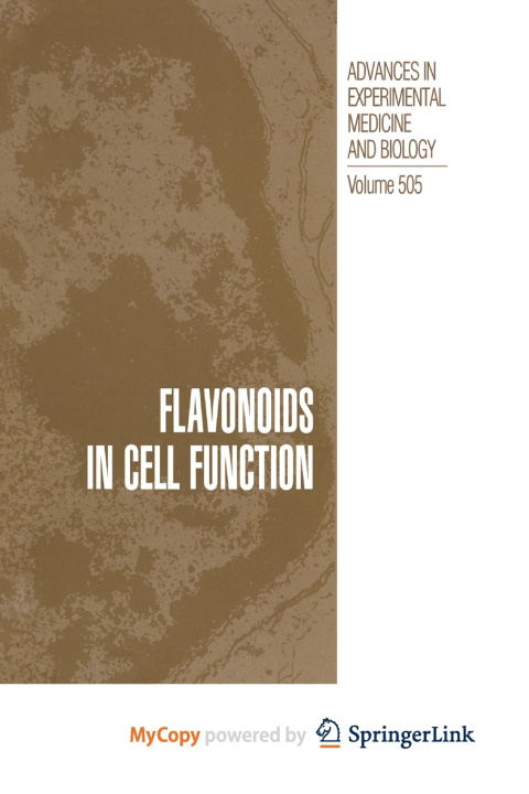 Knjiga Flavonoids in Cell Function Béla Buslig
