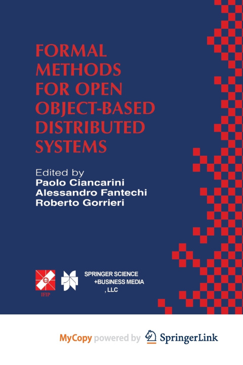 Książka Formal Methods for Open Object-Based Distributed Systems Paolo Ciancarini