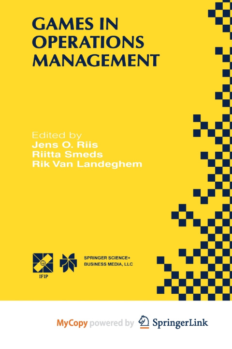 Libro Games in Operations Management Jens O. Riis