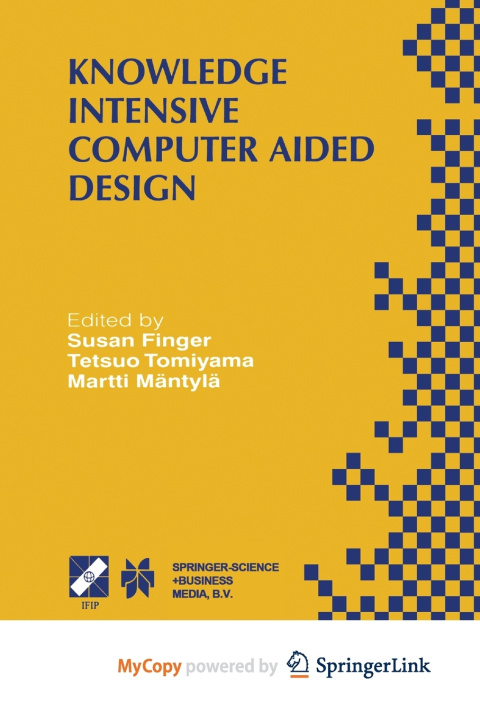Book Knowledge Intensive Computer Aided Design Susan Finger