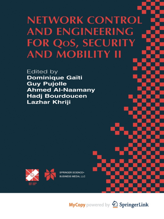 Boek Network Control and Engineering for QoS, Security and Mobility Dominique Gaïti