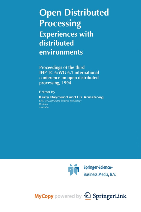 Knjiga Open Distributed Processing K. Raymond