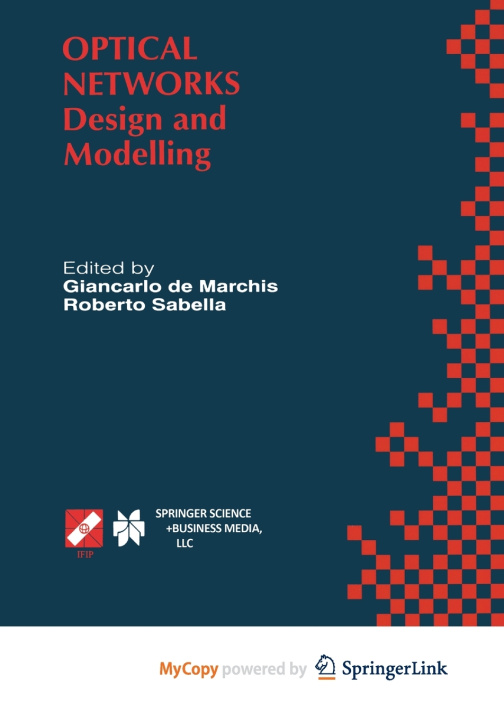 Book Optical Networks Giancarlo de Marchis