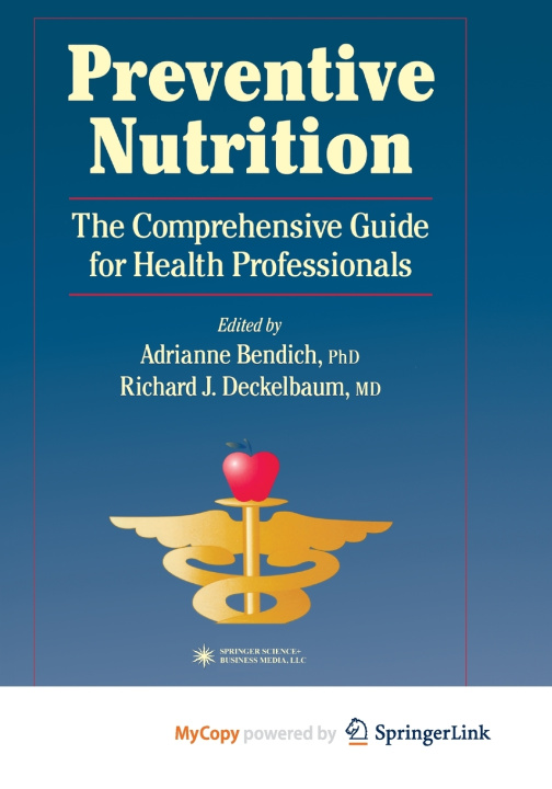 Boek Preventive Nutrition Adrianne Bendich