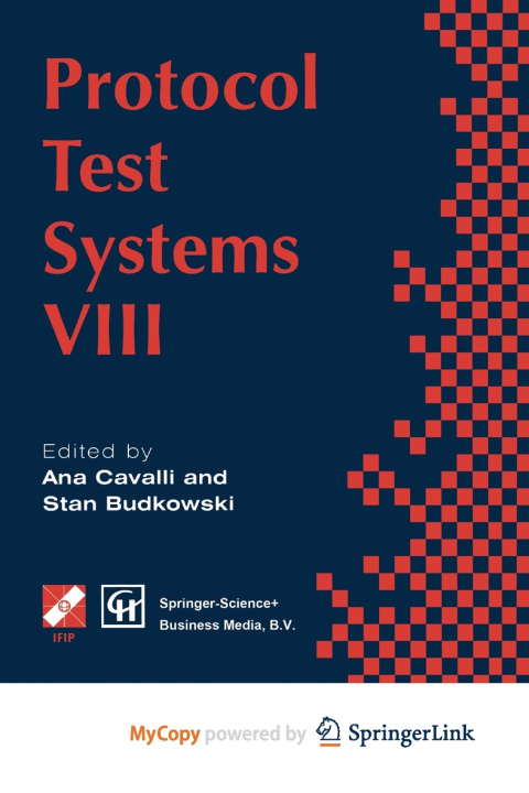 Knjiga Protocol Test Systems VIII Ana Cavalli
