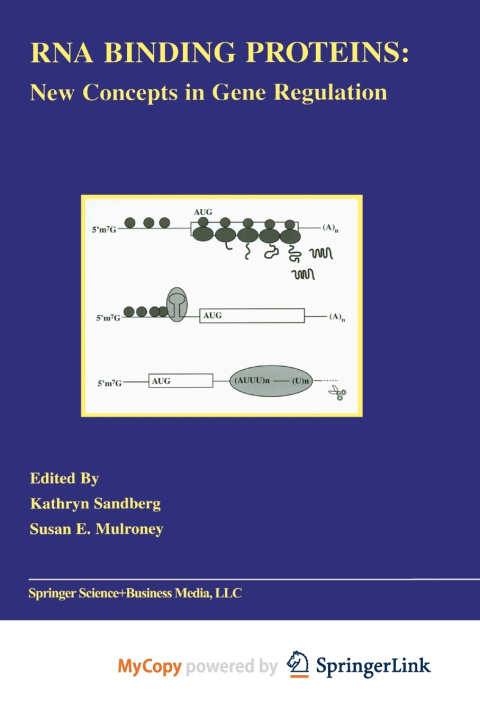 Book RNA Binding Proteins Kathryn Sandberg