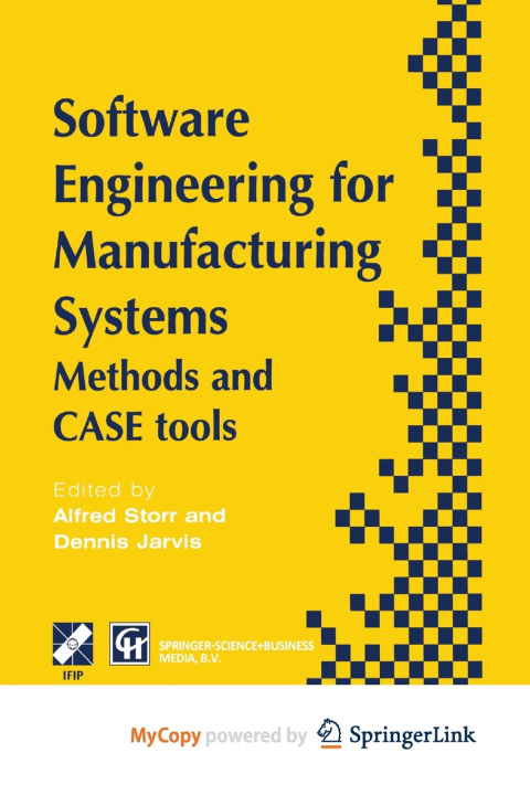 Knjiga Software Engineering for Manufacturing Systems A. Storr