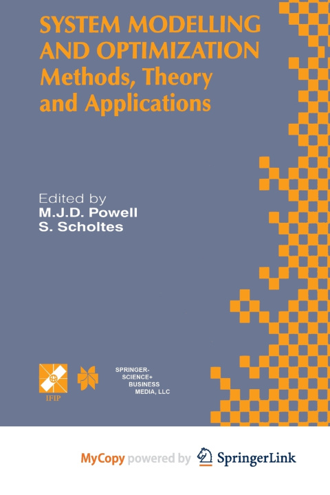 Knjiga System Modelling and Optimization M.J.D. Powell