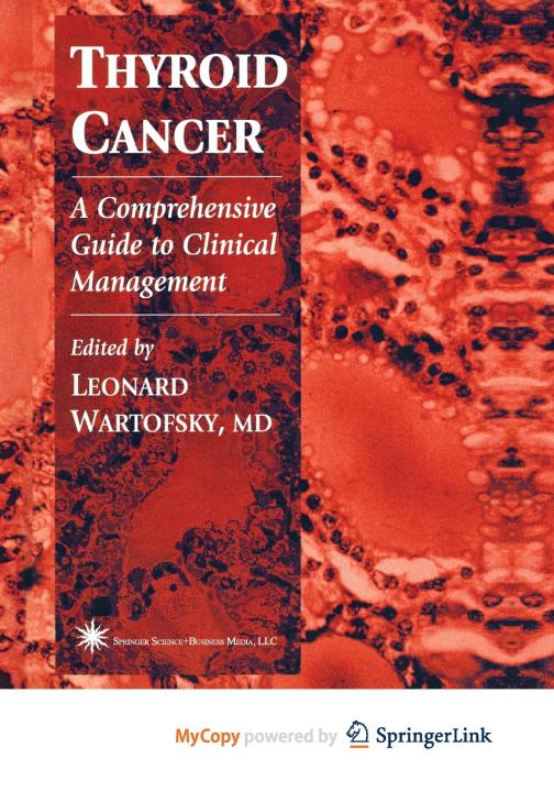 Kniha Thyroid Cancer Leonard Wartofsky