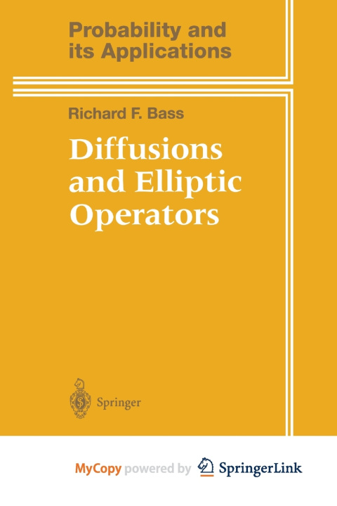 Könyv Diffusions and Elliptic Operators Bass Richard F. Bass
