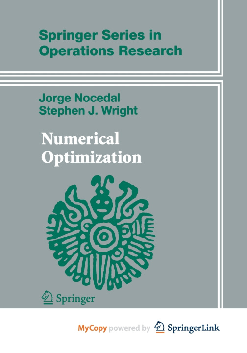 Book Numerical Optimization Nocedal Jorge Nocedal
