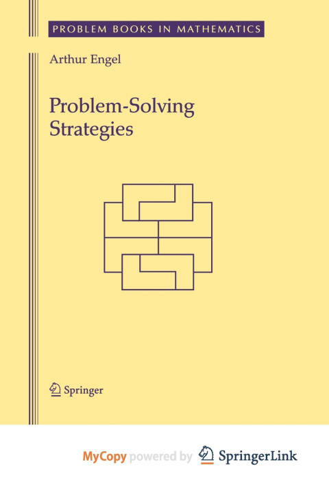Książka Problem-Solving Strategies Engel Arthur Engel
