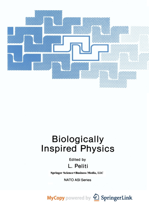 Boek Biologically Inspired Physics L. Peliti