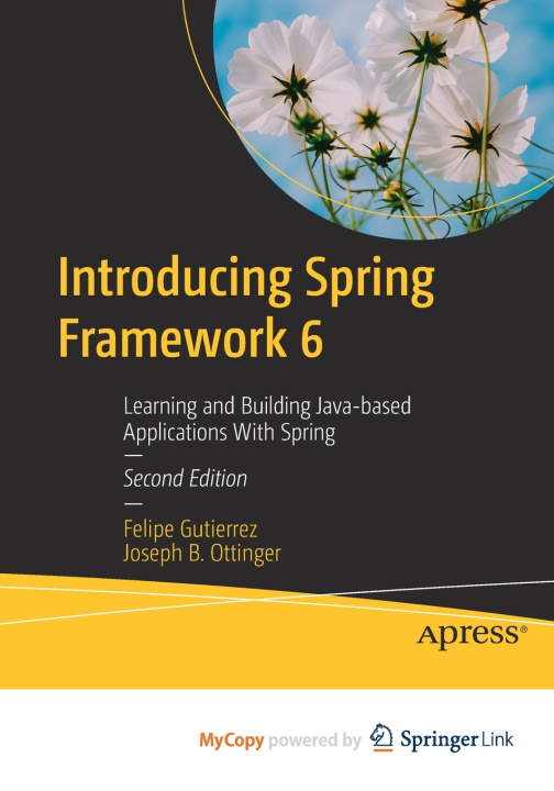 Knjiga Introducing Spring Framework 6 Gutierrez Felipe Gutierrez
