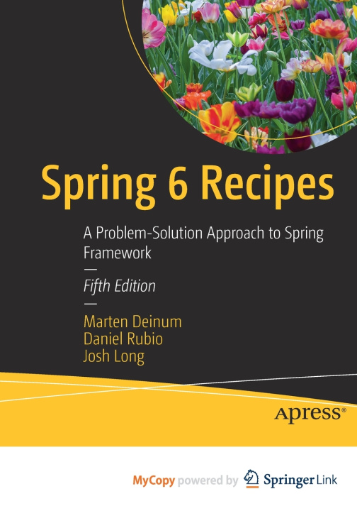 Knjiga Spring 6 Recipes Deinum Marten Deinum