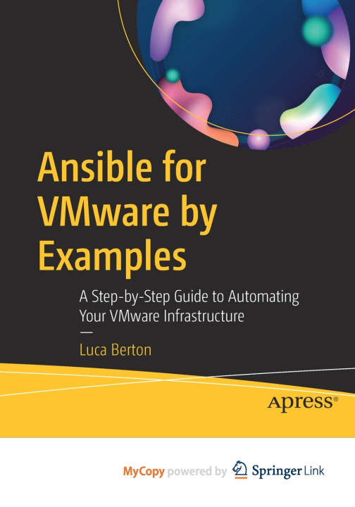 Knjiga Ansible for VMware by Examples Berton Luca Berton