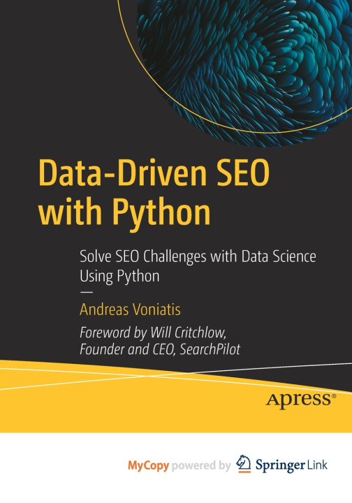 Knjiga Data-Driven SEO with Python Voniatis Andreas Voniatis