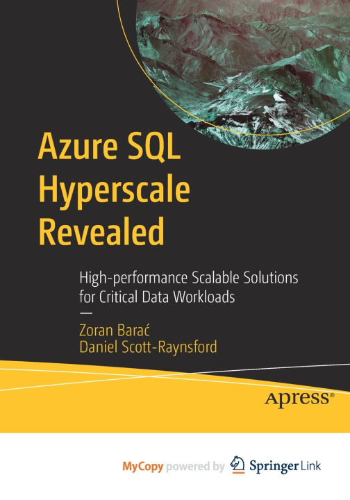 Knjiga Azure SQL Hyperscale Revealed Barac Zoran Barac
