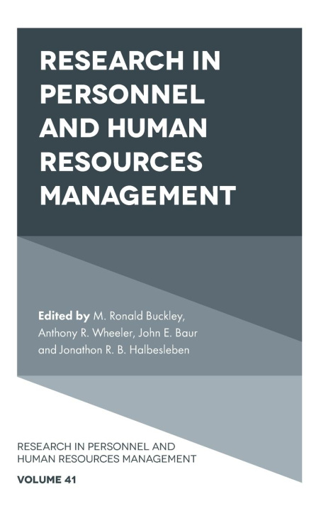 Könyv Research in Personnel and Human Resources Management 