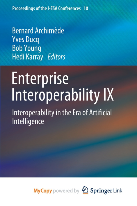Book Enterprise Interoperability IX Bernard Archimède